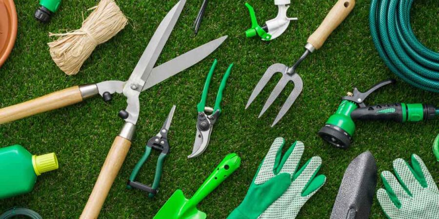 image d'outils de jardinage